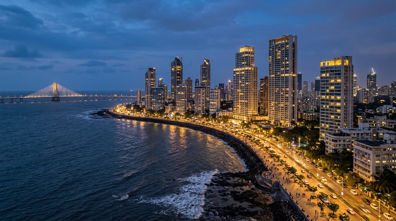 Luxury Skyscraper Skyline & Coastal Residences